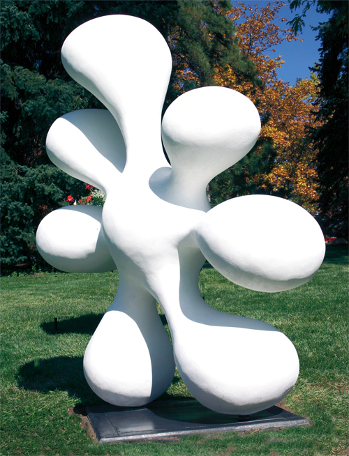 Sue’s Splat, 2004, Ferro-concrete, enamel, 5’x 4-1/2’ x 2-1/2’